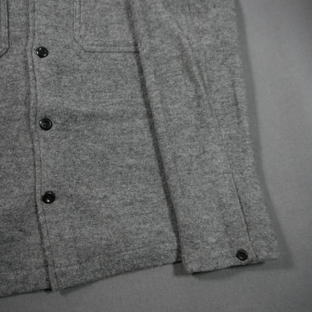 Banana Republic Boucle Wool Rayon Men Shirt Jacket L Overshirt Lightweight Cabin